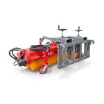 Anbau-Kehrmaschine "Canberra 150" - 1,5 m Arbeitsbreite, Euro-Aufnahme, Staplerzinken – Bild 2