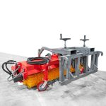 Anbau-Kehrmaschine "Canberra 180" - 1,8 m Arbeitsbreite, Euro-Aufnahme, Staplerzinken – Bild 2