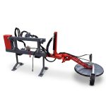 Zaunmäher mit Euroaufnahme, hydraulischer Antrieb, 80 cm Arbeitsbreite – Bild 2