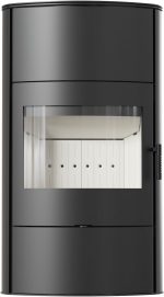 KRATKI KOZA/AB/S/2/ROLLO/W Kaminofen – 10 kW – Moderner Design-Kamin mit Panoramasicht – Energieeffizienzklasse A – Mit TERMOTEC-Speichertechnologie – Für Passivhäuser geeignet – Bild 4