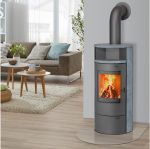 Thermia Munich V3 Kaminofen – 7 kW – Naturstein-Verkleidung aus Speckstein – Mit automatischer Verbrennungsluftregelung – Dauerbrand-Funktion – Bild 2