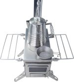 Winnerwell Nomad Medium – Kompakter Camping-Zeltofen aus hochwertigem Edelstahl – Portabler Holzofen für Zelte, Teepees & Yurten – Inklusive 7 kW Heizleistung & Kochfunktion – Bild 6