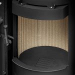 Justus Faro W+ 2.0 Holz- & Kohleofen – 7 kW, schwarzer Stahl mit Speckstein-Abdeckplatte – Bild 4
