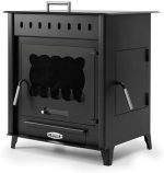 Prensa Vesubio 2 Kaminofen – 14,3 kW – Kraftvoller Werkstatt- & Küchenofen mit Backfach – Energieeffizienzklasse A – Robuste Stahl-Konstruktion – Inkl. Seitenlade-Tür – Bild 2