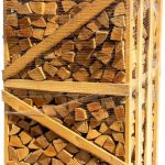 Holzhandel Lau Premium Buchen-Brennholz – 1,8 RM Box (25 cm Scheitlänge) – Vorgetrocknetes Naturbelassenes Hartholz für Kamin, Ofen, Pizzaofen & Grill