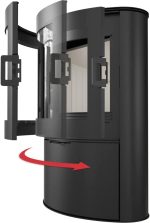 Kratki AB 2 (KOZA/AB/S/2) Kaminofen – 10 kW – Modernes ovales Design – Schwarz – Mit TERMOTEC-Speicher – Externe Luftzufuhr – Hocheffizient – Bild 4
