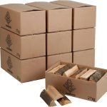 KROKWOOD Buchen-Brennholz (270 kg) – 10er-Set à 27 kg – Kammergetrocknet – Ideal für Kamin, Lagerfeuer & Feuerschale – Scheitlänge bis 25 cm