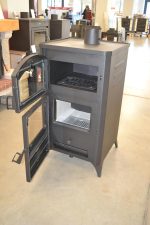 KOMIRO Prity FGR Holzofen & Backofen – 14,5 kW freistehender Herd mit Konstruktion aus legiertem Stahl [Energieklasse A+] – Bild 4