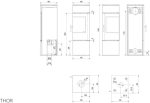 KRATKI Thor Kaminofen – 8 kW – Moderner Design-Kamin mit Eck-Panoramasicht – Energieeffizienzklasse A+ – Acumotte-Speichertechnik – Ideal für Eck-Installationen – Bild 6