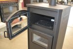 KOMIRO Prity FGR Holzofen & Backofen – 14,5 kW freistehender Herd mit Konstruktion aus legiertem Stahl [Energieklasse A+] – Bild 5