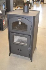 KOMIRO Prity FGR Holzofen & Backofen – 14,5 kW freistehender Herd mit Konstruktion aus legiertem Stahl [Energieklasse A+] – Bild 3