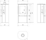 KRATKI AB Stahl-Kaminofen – 8 kW, Modernes zylindrisches Design, Energieeffizienzklasse A – Bild 5