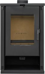 ALAZ Mouse K9-MAX Kaminofen – 10 kW – Leistungsstarker Holzofen für große Räume – Mit Schamott-Brennkammer – Energieeffizienzklasse A+ – Für 50 cm Scheitholzlänge – Bild 2