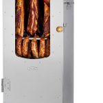 Kaiser 100 Elektro-Räucherofen – 110 cm – Hochwertige Handwerkskunst aus Edelstahl – Portabler Räucherofen mit Sichtfenster – Inklusive umfangreichem Zubehör-Set – Ideal für Fisch, Fleisch & Käse